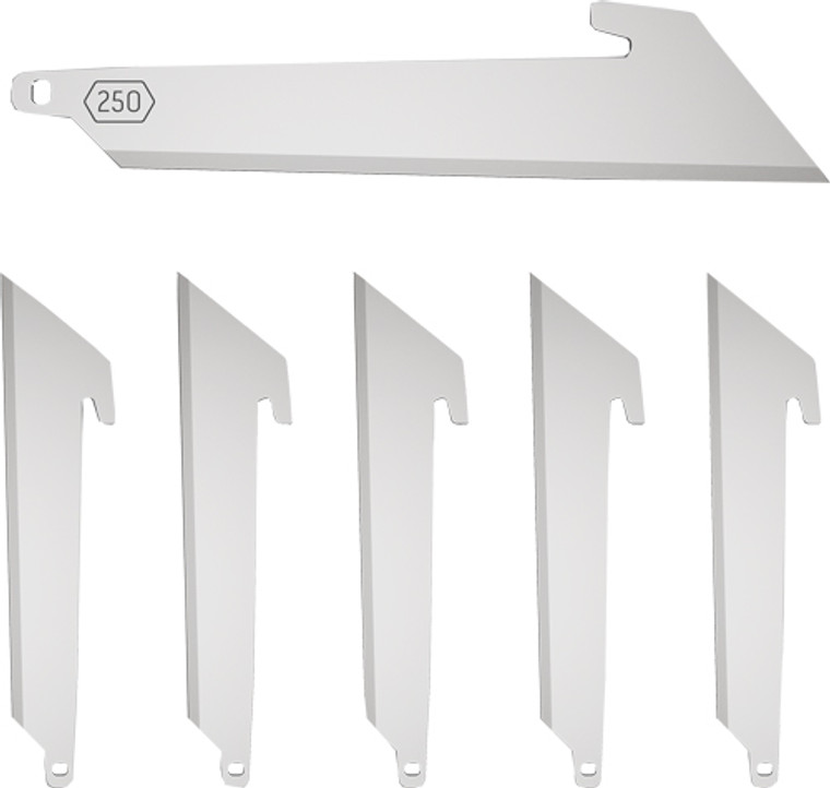 Outdoor Edge 2.5" Utility - Blade Pack 6 Ss Blades