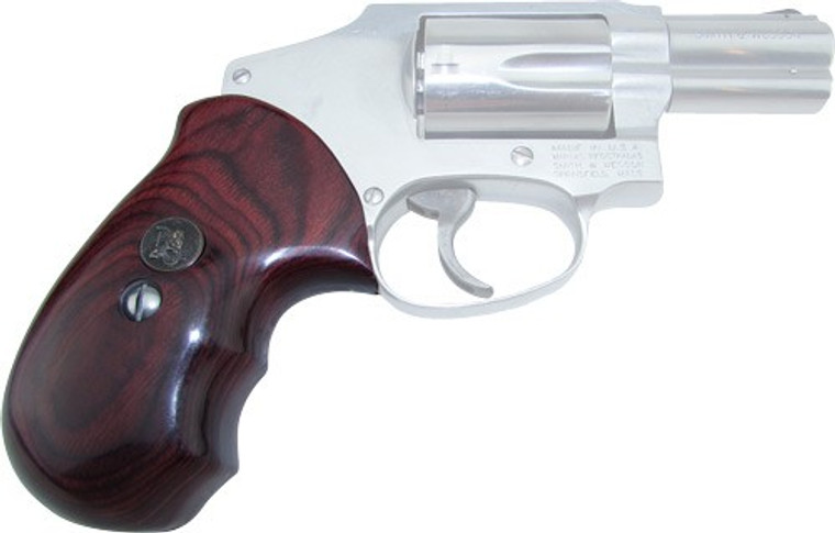 Pachmayr Laminated Wood Grips - S&w J-frame Rosewood Smooth