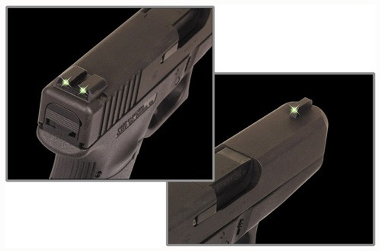 Truglo Sight Set For Glock - 9mm/.40sw Tritium Fixed