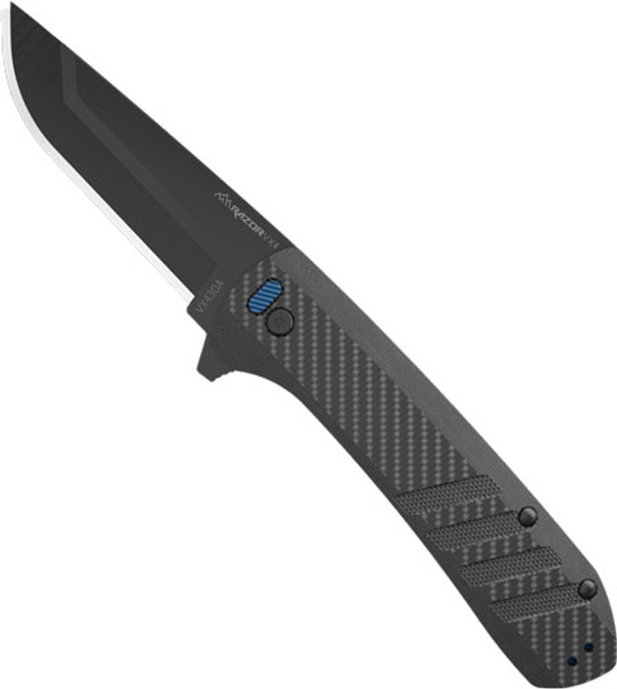 Outdoor Edge Razor Vx4 3" Fldr - Carbon Weave Over G10