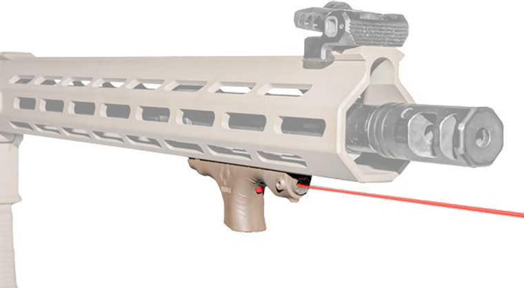 Viridian Laser Handguard Hs1 - Red W/hand Stop M-lok Fde!