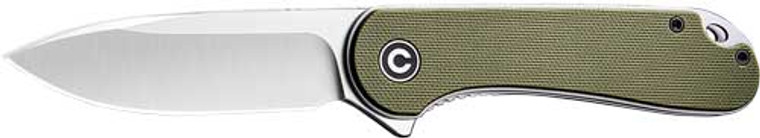 Civivi Knife Elementum 2.96" - Green G10/satin D2 Liner Lock