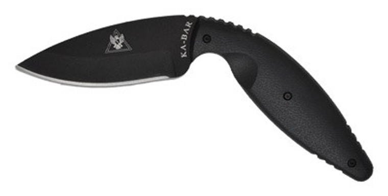 Ka-bar Tdi Large Knife - 3.6875" W/sheath Black