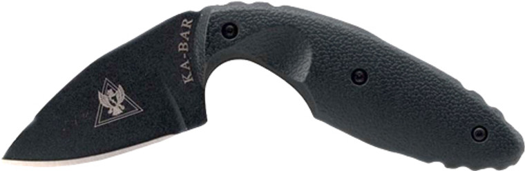 Ka-bar Tdi Knife Plain Edge - 2.3125" W/sheath Black