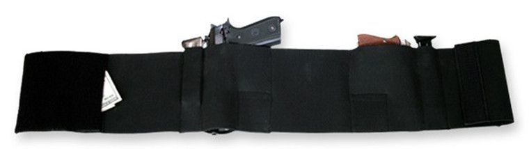 Bulldog Belly Wrap Holster Blk - Medium  Holds 2 Guns & 2 Mags