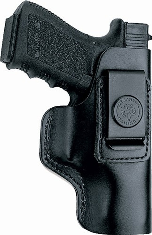 Desantis Insider Holster Iwb - Rh Lthr Fits Glock 42/43 Black