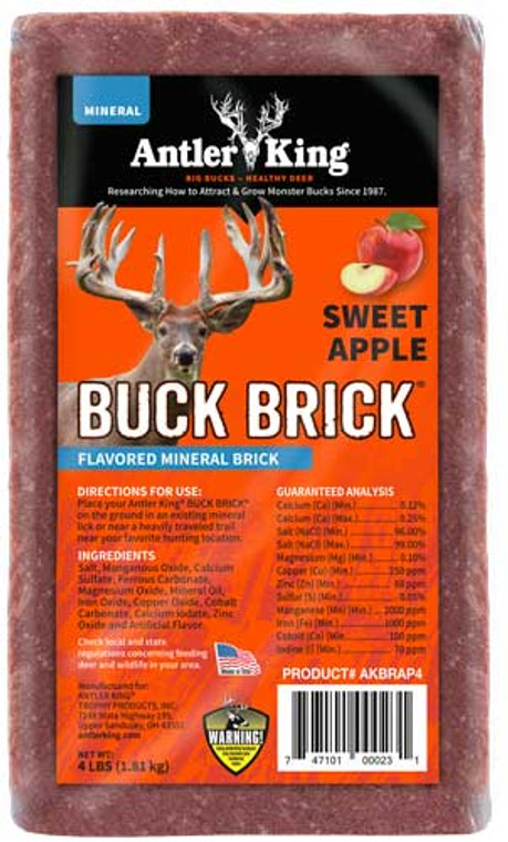 Antler King Sweet Apple Buck - Brick Mineral 4#