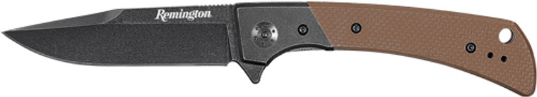 Remington Cutlery Edc Drop Pt - 4" Folder G10 Tan/black<