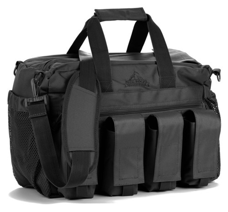 Red Rock Deluxe Range Bag Blk - Fold Out Work/cleaning Gun Mat