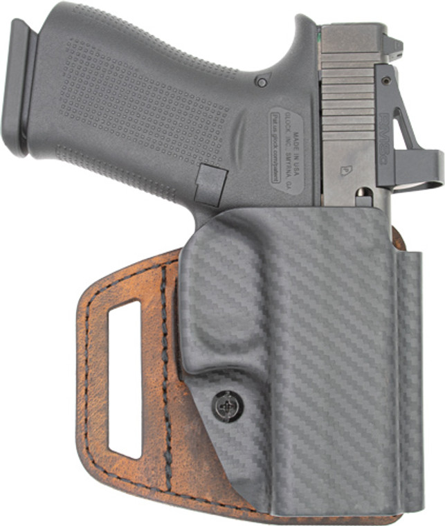 Versacarry Vslide Holster Owb - Hybrid Sf Hellcat Poly/brown