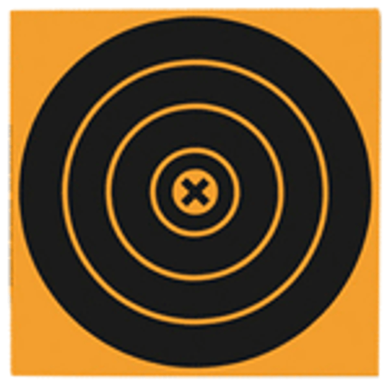 B/c Big Burst Target 12"-3 - Bull's-eye Targets