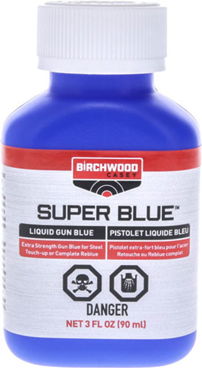 B/c Super Blue Liquid Gun Blue - 3 Oz. Bottle