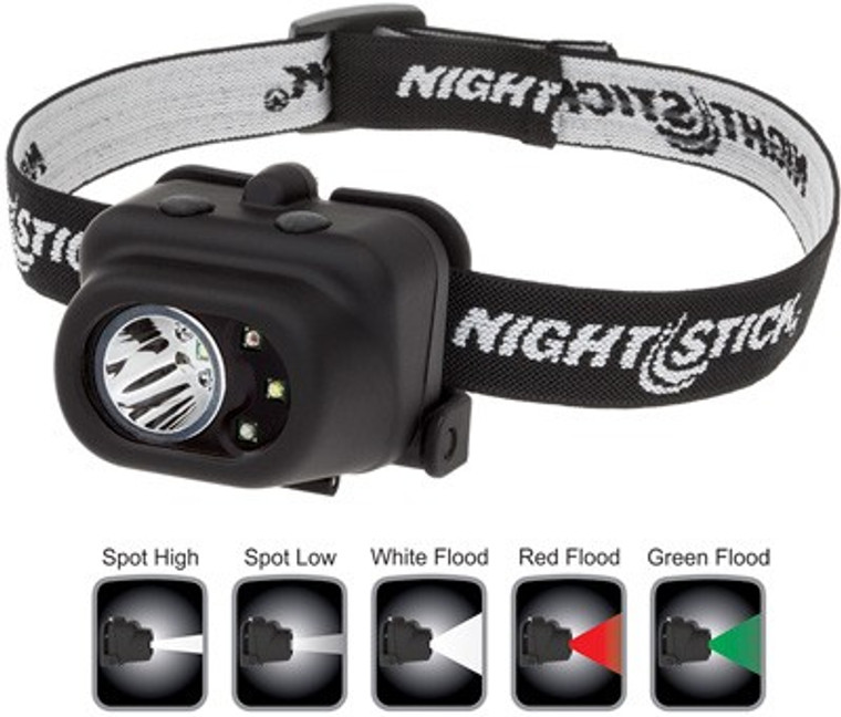 Nightstick Multi-function - Headlamp 210 Lumen Green/red