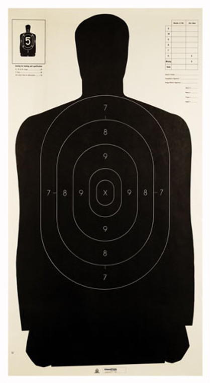 Champion Tgt Paper 24"x45" - B27 Police Target 100pk