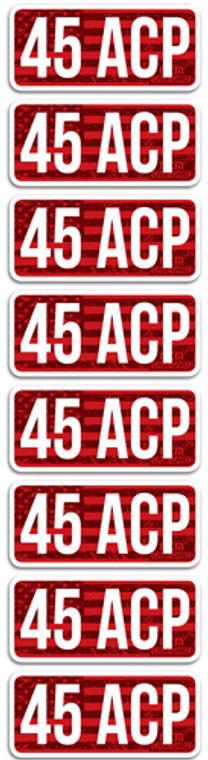 Mtm Ammo Caliber Labels .45acp - 8-pack