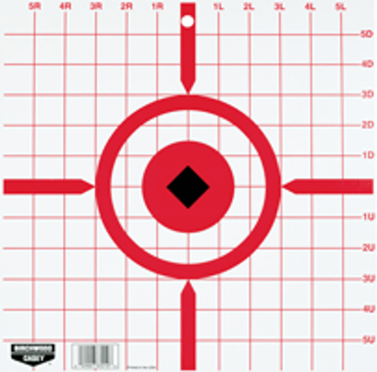 B/c Target Rigid Paper 12" - Crosshair Sight-in 10 Targets