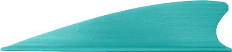 Tac Vanes Matrix 2.25" - Shield Cut Turquoise 36 Pack