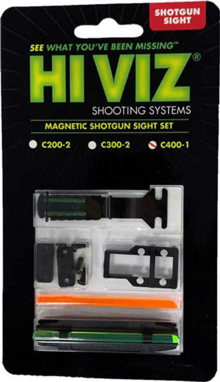 Hiviz Shotgun Deer/turkey Set - C-series 3/8" Vent Rib