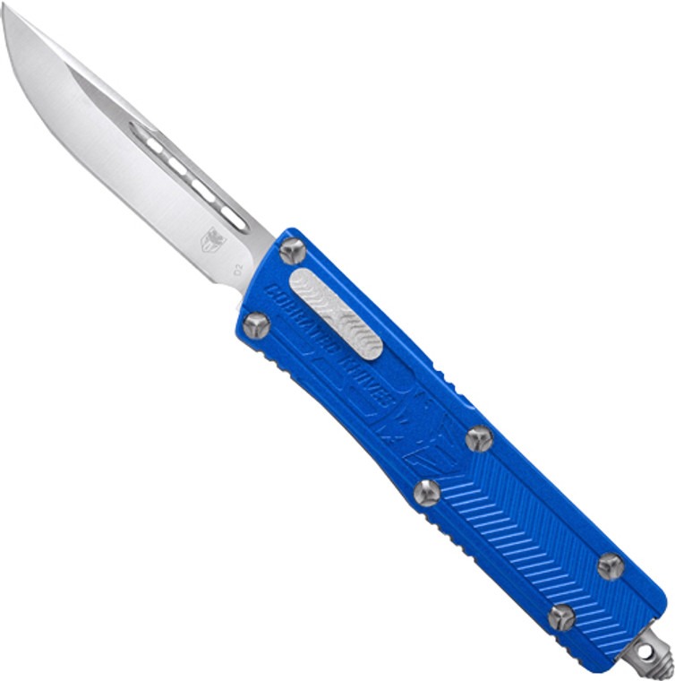 Cobratec Small Sidewinder Otf - Blue 2.5" Drop Point