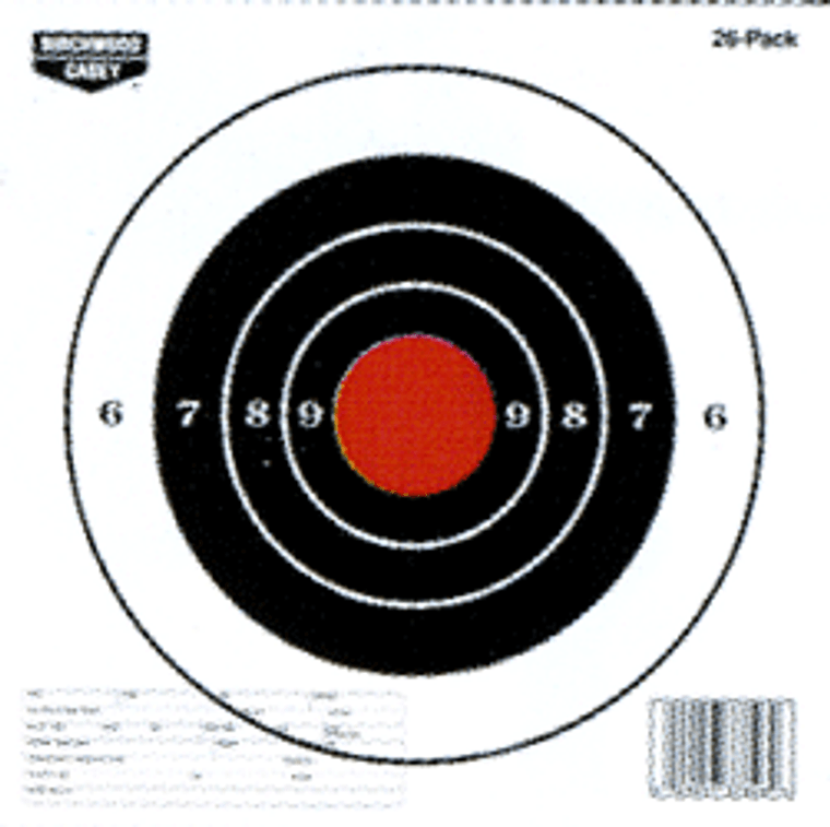 B/c Target Eze-scorer Paper 8" - Bull's-eye 26 Targets