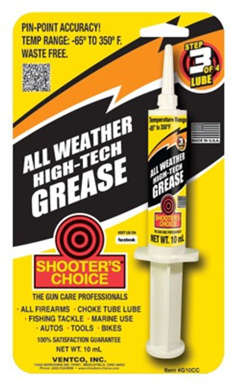Shooters Choice High Tech - Grease 10cc Syringe Applicator
