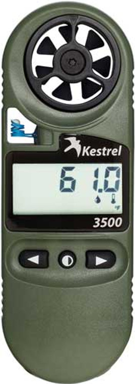 Kestrel 3500nv Weather Meter - Digital Psychrometer Od Green