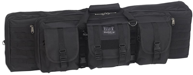 Bulldog 37" Single Tactical Cs - 3 Large Access Pockets Black