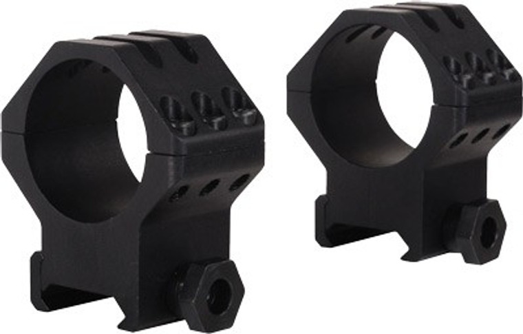 Weaver Rings 6-hole Tactical - 30mm High Matte .490"