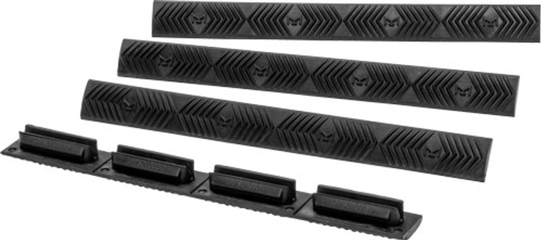 Ergo Grip Rail Cover Wedge Lok - M-lok Compatible Black 4 Pack
