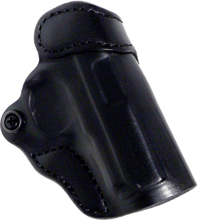 Desantis Criss-cross Holster - Owb Rh Leather S/a Hellcat Blk