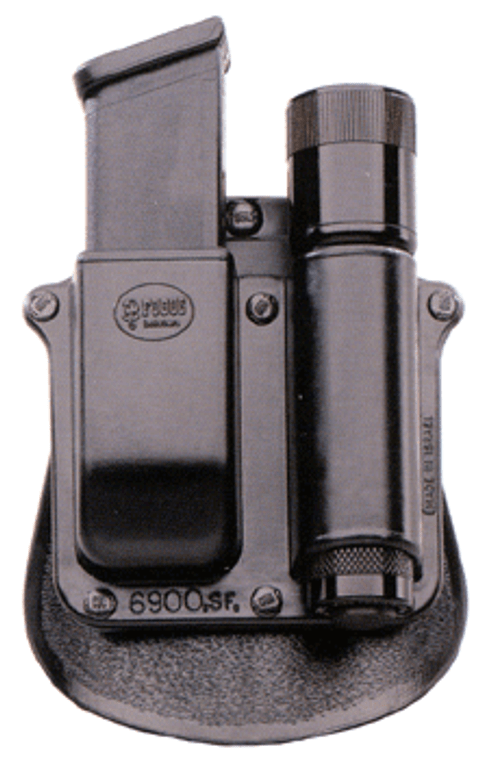 Fobus Flashlight/mag Pouch - Paddle Style Double Stack Mag