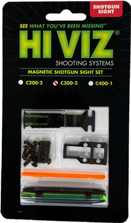 Hiviz Shotgun Deer/turkey Set - C-series 5/16" Vent Rib