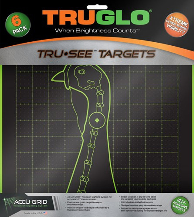 Truglo Tru-see Reactive Target - Turkey 6-pack