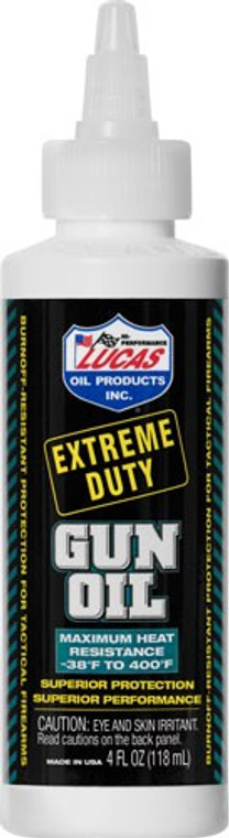 Lucas Oil 4 Oz Extreme Duty - Gun Oil Liquid