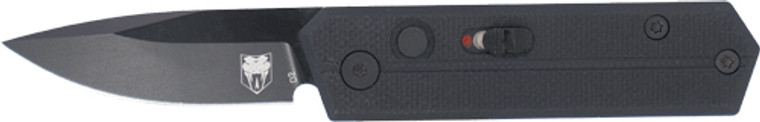 Cobratec Stinger Folder 1.9" - Black/black D2 Blade Sd Button