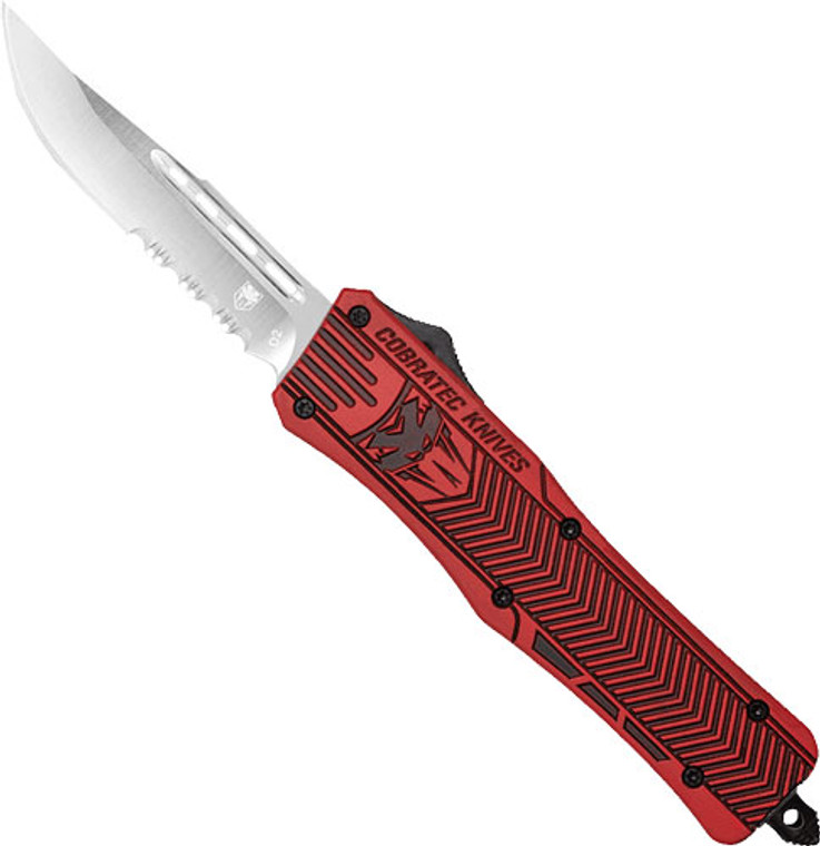 Cobratec Medium Ctk1 Otf Red - Certakote 3" D2 Black Dp Srrtd