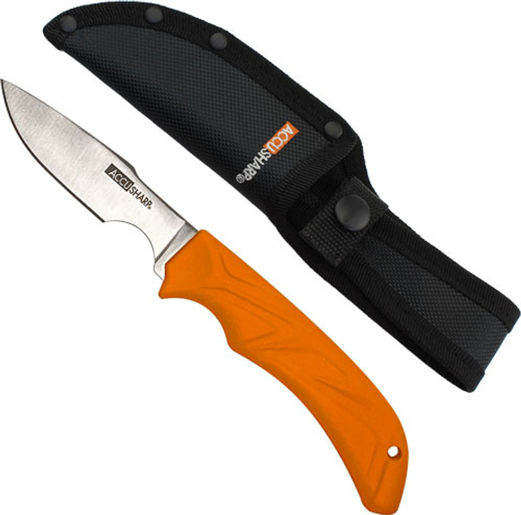 Accusharp Caping Knife 3" - Blade Non Slip Grip W/sheath