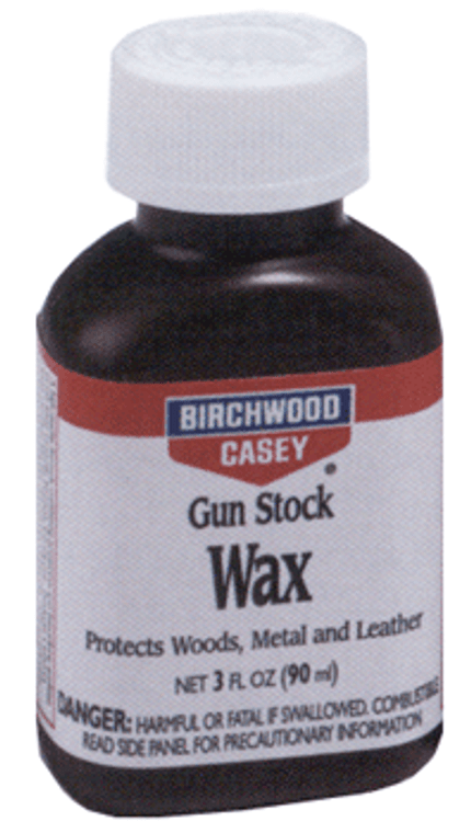 B/c Gun Stock Wax 3oz. Bottle -