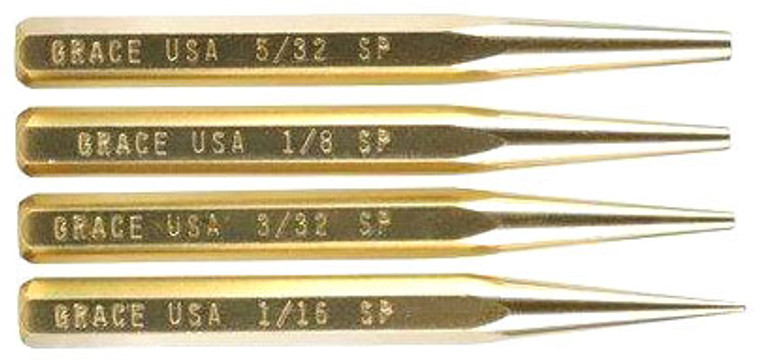 Grace Usa Punch Set - Starter Punch Set Of 4 Brass