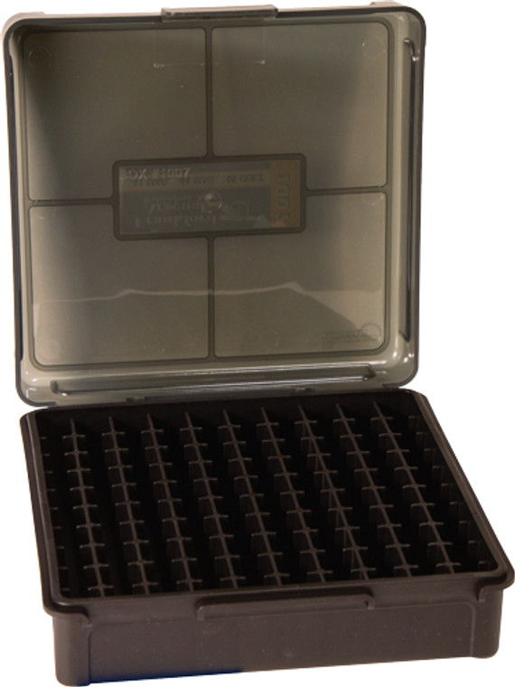 Frankford Arsenal Ammo Bx .380 - 9mm 100 Rnd Blk/smk Hinge Top
