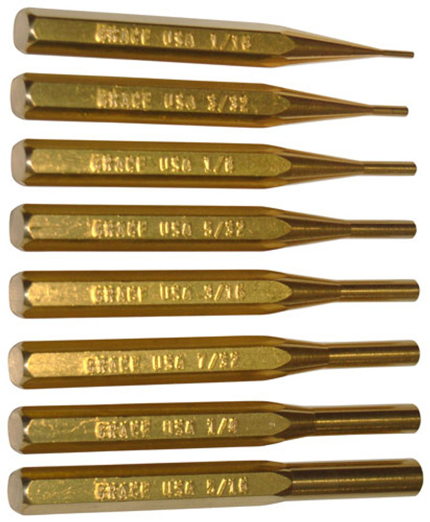 Grace Usa Punch Set - Punch Set Of 8 Brass