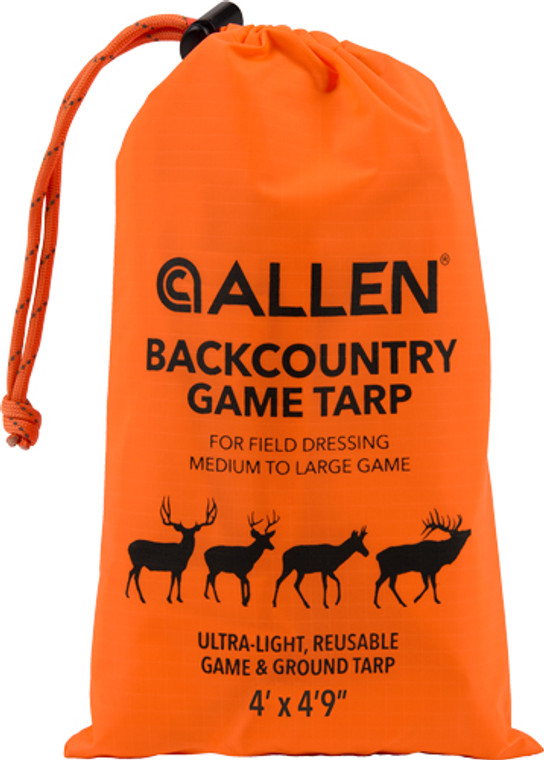 Allen Backcountry Game Tarp - 4' X 4'9" Blaze Orange