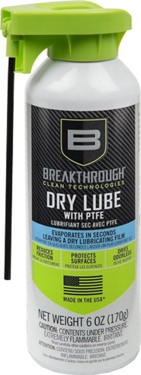 Breakthrough Aerosol Dry Lube - 6oz Clear