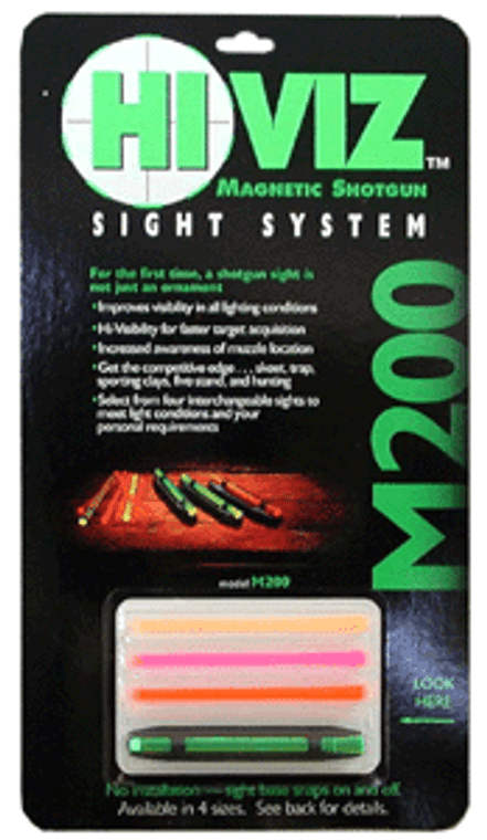 Hiviz M200 Shotgun Front Sight - Magnetic For .171-.265" Ribs