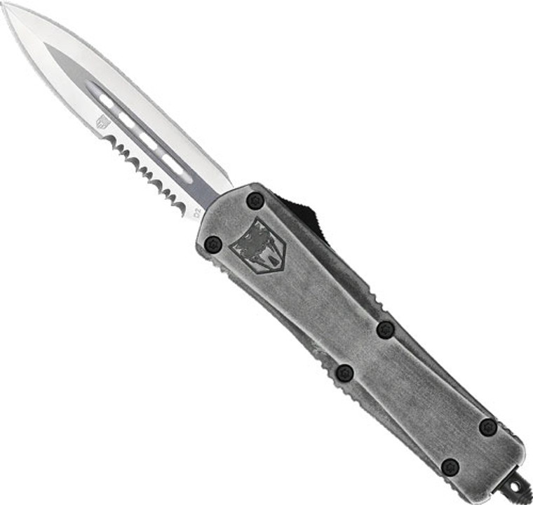 Cobratec Medium Fs3 Otf  Stone - Wash 3" D2 Dagger 1 Side Srrtd