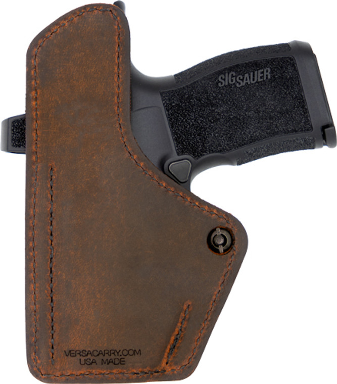 Versacarry Compound Custom Iwb - Holster Poly Sig P365 Brown