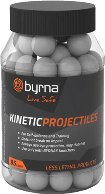 Byrna Kinetic Projectiles 95 - Count Tub .68 Cal