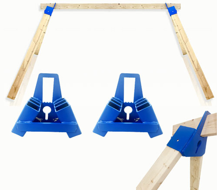 Bash Target Steel Target Stand - Ar500 Horizontal Sawhorse Styl