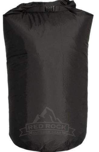 Red Rock Roll Top Dry Bag - 8 Liter Waterproof Black