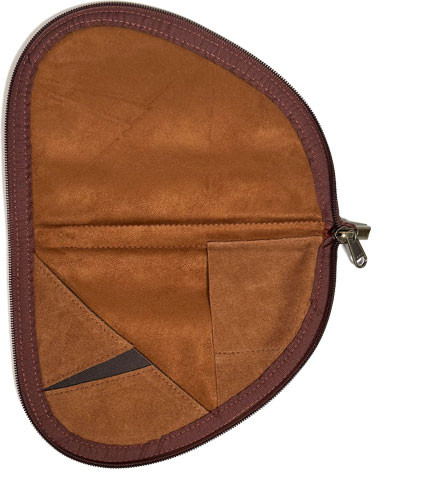 Palmetto Pistol Case Small - Ox Blood-brown Buffalo